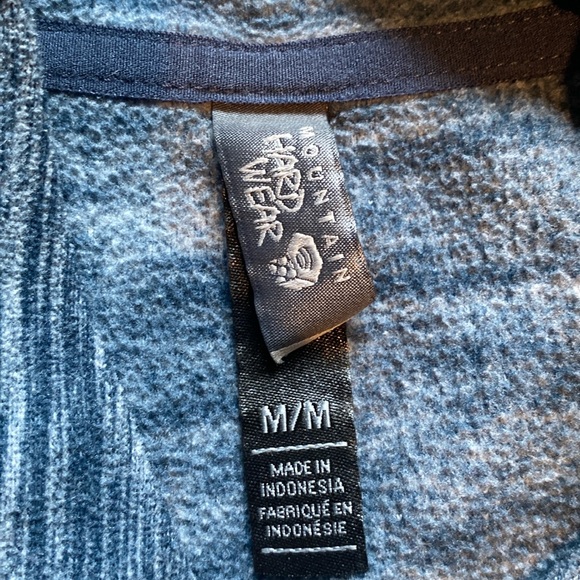 Mountain Hardwear Blue Fleece Pullover: Size Medium - Picture 7 of 11